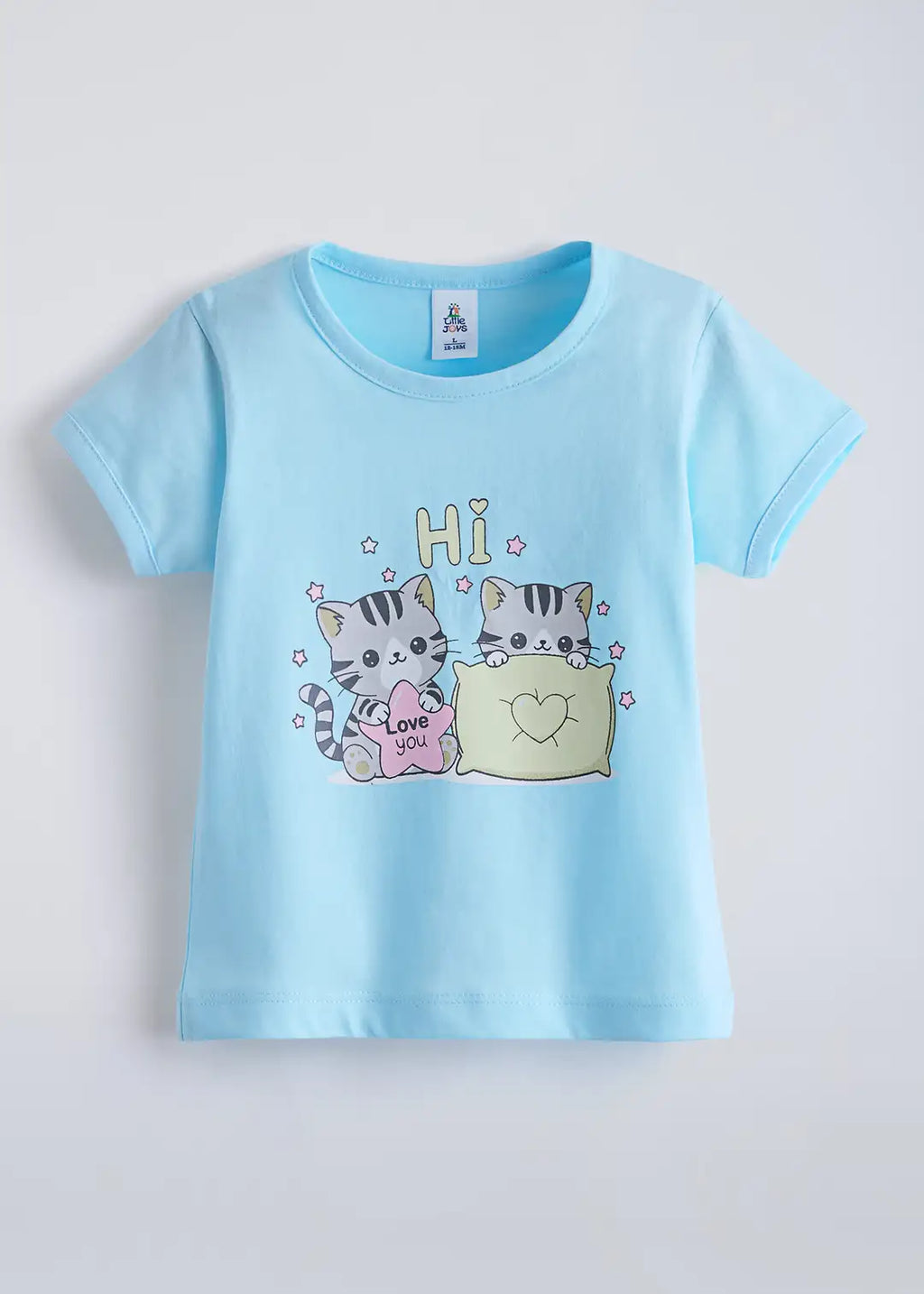 Kitten Hearts Cotton Short Set